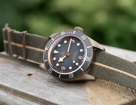 tudor black bay bronze nato|tudor black bay monochrome.